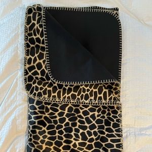 Flannel Tiger print Throw